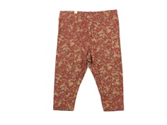 Wheat leggings apple butter flowers